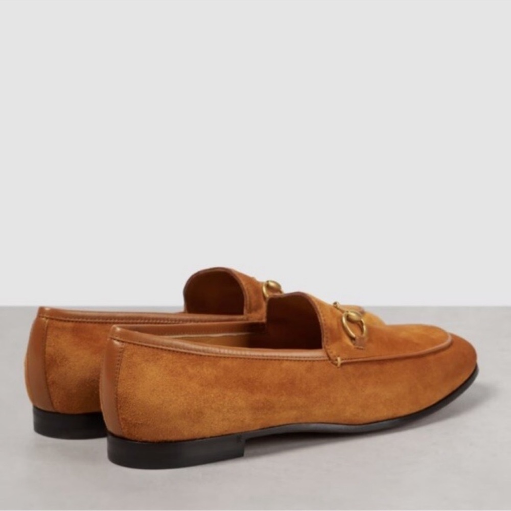 Gucci Brown Loafers with Gold Detail - Picture 3 of 5